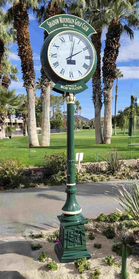 outdoor rolex clock